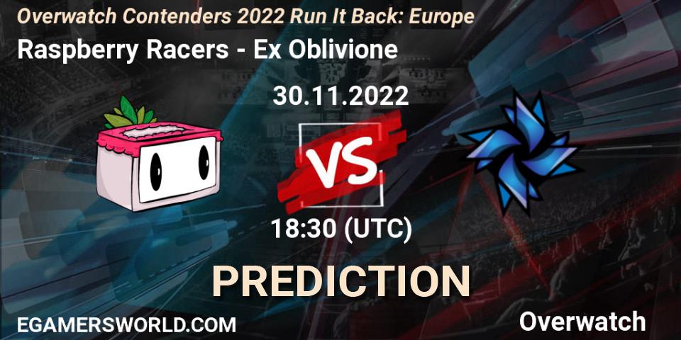 Raspberry Racers - Ex Oblivione: ennuste. 28.11.2022 at 17:00, Overwatch, Overwatch Contenders 2022 Run It Back: Europe