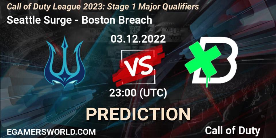 Seattle Surge - Boston Breach: ennuste. 03.12.2022 at 23:00, Call of Duty, Call of Duty League 2023: Stage 1 Major Qualifiers