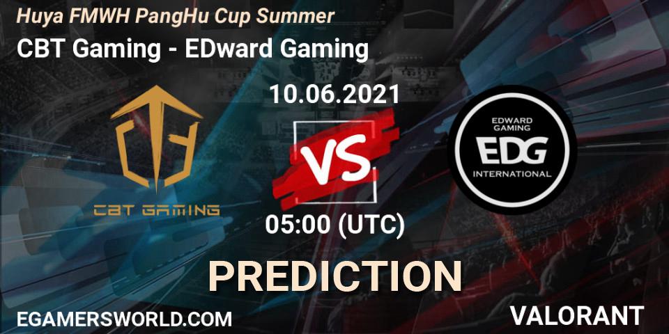 CBT Gaming - EDward Gaming: ennuste. 10.06.2021 at 05:00, VALORANT, Huya FMWH PangHu Cup Summer