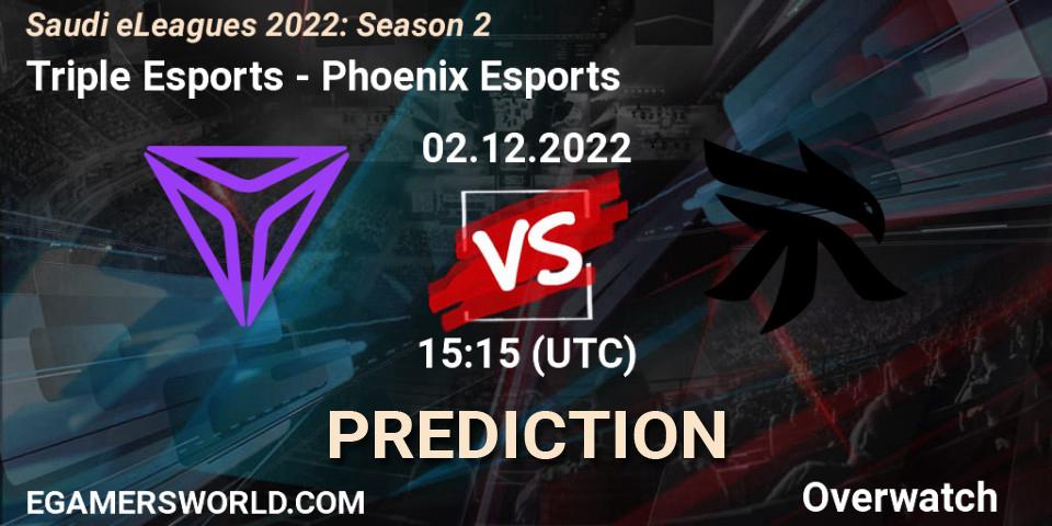 Triple Esports - Phoenix Esports: ennuste. 02.12.22, Overwatch, Saudi eLeagues 2022: Season 2