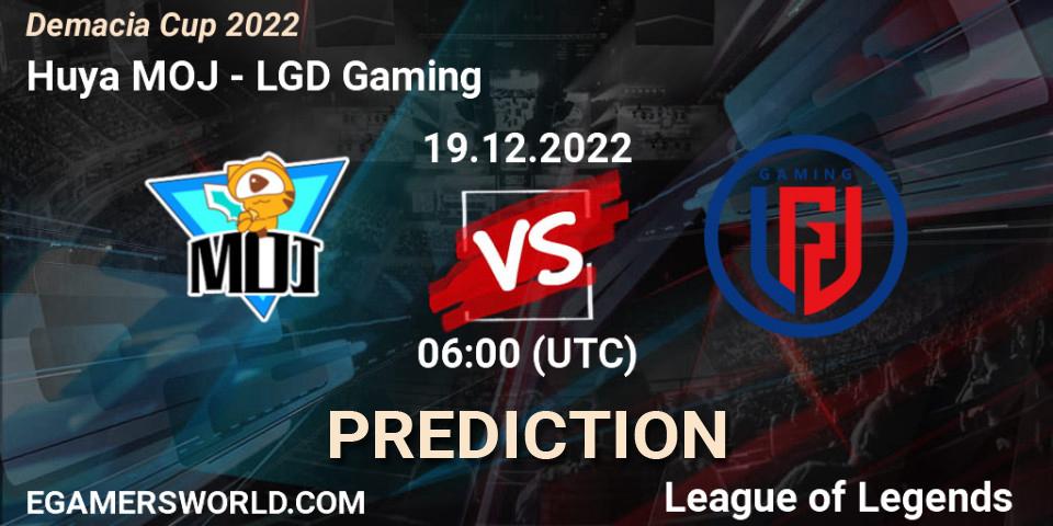Huya MOJ - LGD Gaming: ennuste. 19.12.2022 at 06:00, LoL, Demacia Cup 2022