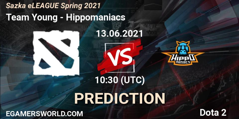 Team Young - Hippomaniacs: ennuste. 13.06.2021 at 10:43, Dota 2, Sazka eLEAGUE Spring 2021