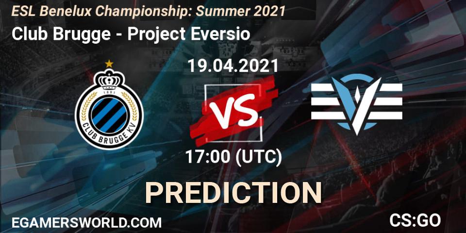 Club Brugge - Project Eversio: ennuste. 19.04.2021 at 17:00, Counter-Strike (CS2), ESL Benelux Championship: Summer 2021