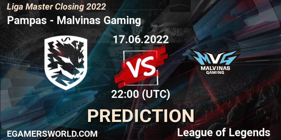 Pampas - Malvinas Gaming: ennuste. 17.06.2022 at 22:00, LoL, Liga Master Closing 2022