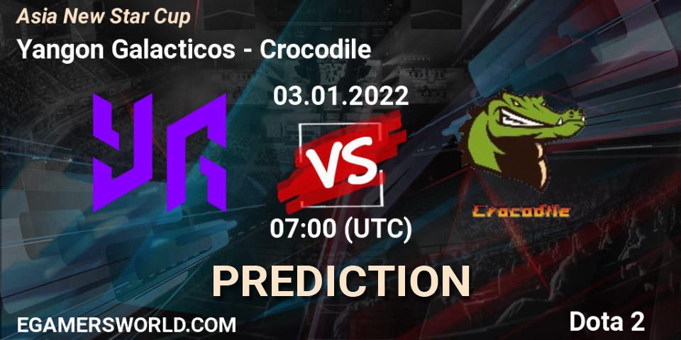 Yangon Galacticos - Crocodile: ennuste. 03.01.2022 at 07:29, Dota 2, Asia New Star Cup