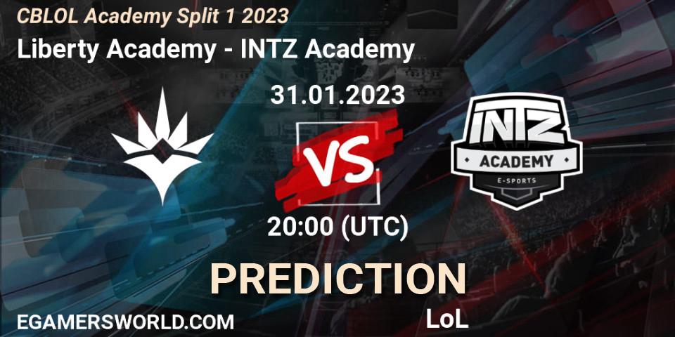 Liberty Academy - INTZ Academy: ennuste. 31.01.2023 at 20:00, LoL, CBLOL Academy Split 1 2023