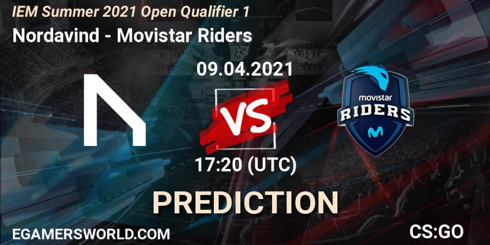 Nordavind - Movistar Riders: ennuste. 09.04.2021 at 17:20, Counter-Strike (CS2), IEM Summer 2021 Open Qualifier 1