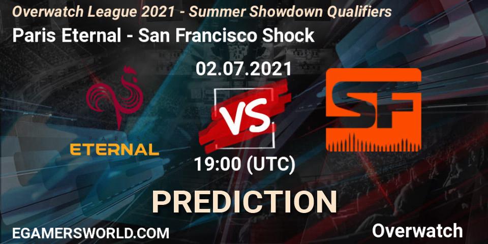 Paris Eternal - San Francisco Shock: ennuste. 02.07.2021 at 19:00, Overwatch, Overwatch League 2021 - Summer Showdown Qualifiers