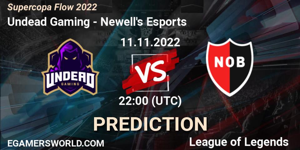 Undead Gaming - Newell's Esports: ennuste. 11.11.2022 at 22:00, LoL, Supercopa Flow 2022