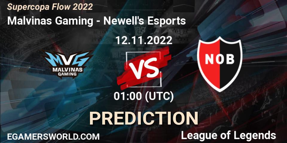 Malvinas Gaming - Newell's Esports: ennuste. 12.11.2022 at 01:00, LoL, Supercopa Flow 2022