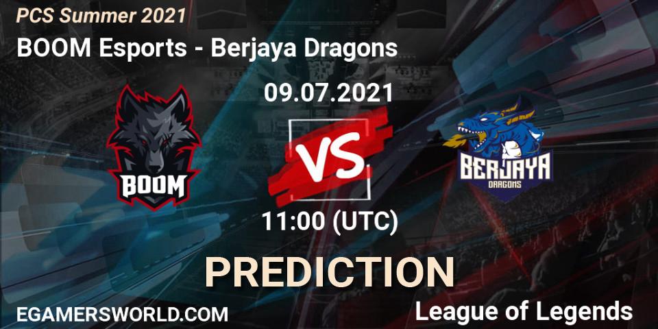 BOOM Esports - Berjaya Dragons: ennuste. 09.07.2021 at 11:00, LoL, PCS Summer 2021