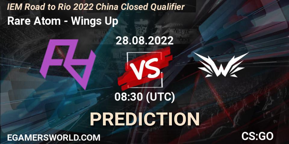 Rare Atom - Wings Up: ennuste. 28.08.2022 at 08:30, Counter-Strike (CS2), IEM Road to Rio 2022 China Closed Qualifier