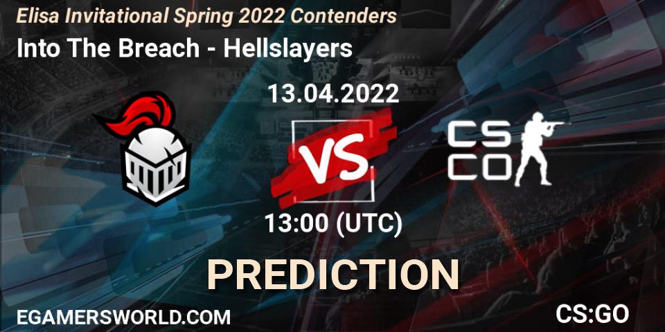 Into The Breach - Hellslayers: ennuste. 13.04.2022 at 13:00, Counter-Strike (CS2), Elisa Invitational Spring 2022 Contenders