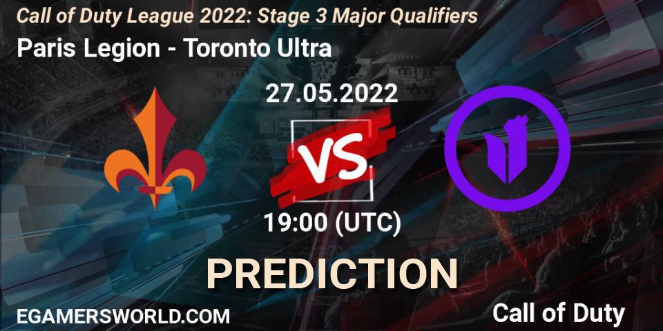 Paris Legion - Toronto Ultra: ennuste. 27.05.22, Call of Duty, Call of Duty League 2022: Stage 3