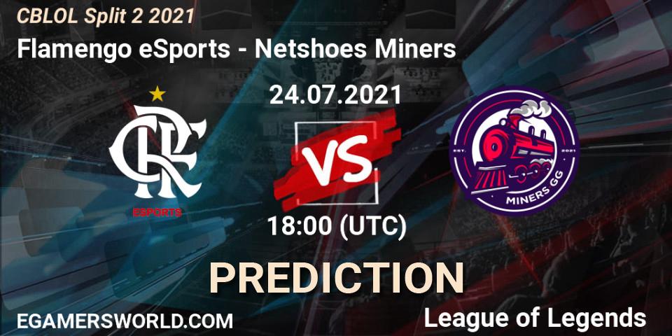 Flamengo eSports - Netshoes Miners: ennuste. 24.07.2021 at 18:00, LoL, CBLOL Split 2 2021