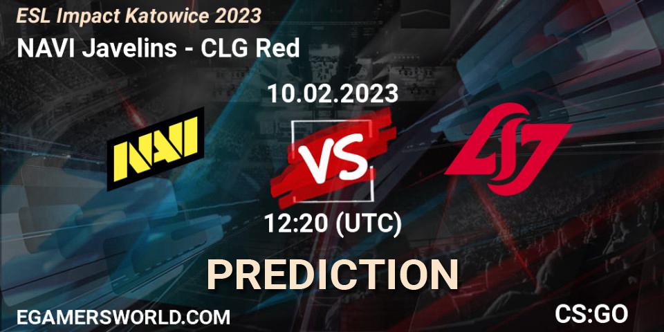 NAVI Javelins - CLG Red: ennuste. 10.02.23, CS2 (CS:GO), ESL Impact Katowice 2023