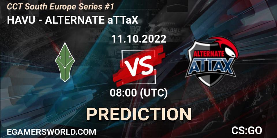 HAVU - ALTERNATE aTTaX: ennuste. 11.10.2022 at 08:00, Counter-Strike (CS2), CCT South Europe Series #1