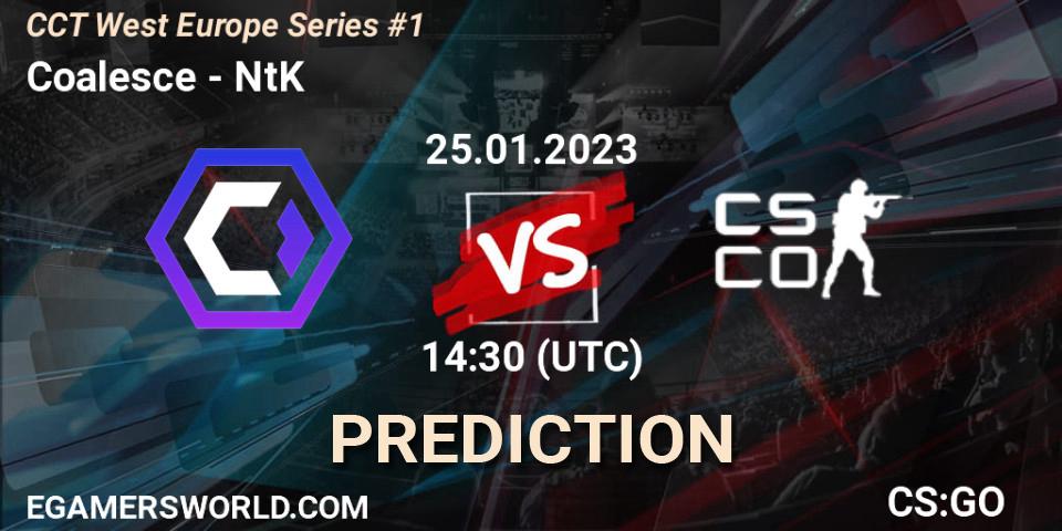 Coalesce - NtK: ennuste. 25.01.2023 at 14:30, Counter-Strike (CS2), CCT West Europe Series #1