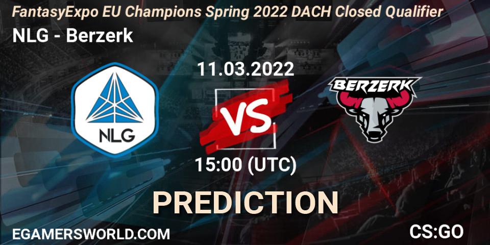 NLG - Berzerk: ennuste. 11.03.2022 at 15:00, Counter-Strike (CS2), FantasyExpo EU Champions Spring 2022 DACH Closed Qualifier