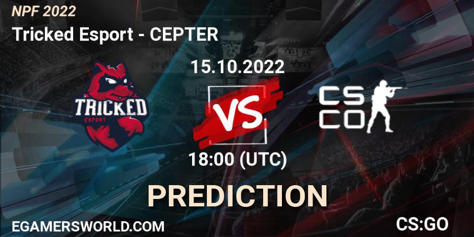 Tricked Esport - Alpha Gaming: ennuste. 15.10.2022 at 18:10, Counter-Strike (CS2), NPF 2022