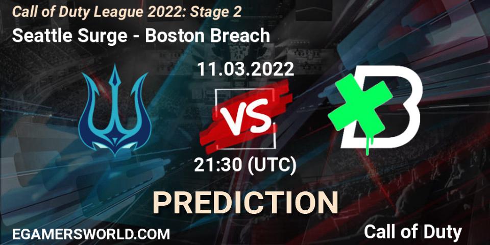Seattle Surge - Boston Breach: ennuste. 11.03.2022 at 21:30, Call of Duty, Call of Duty League 2022: Stage 2