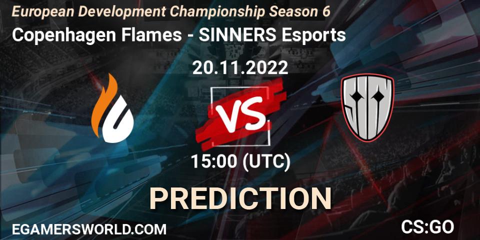 Copenhagen Flames - SINNERS Esports: ennuste. 20.11.22, CS2 (CS:GO), European Development Championship Season 6