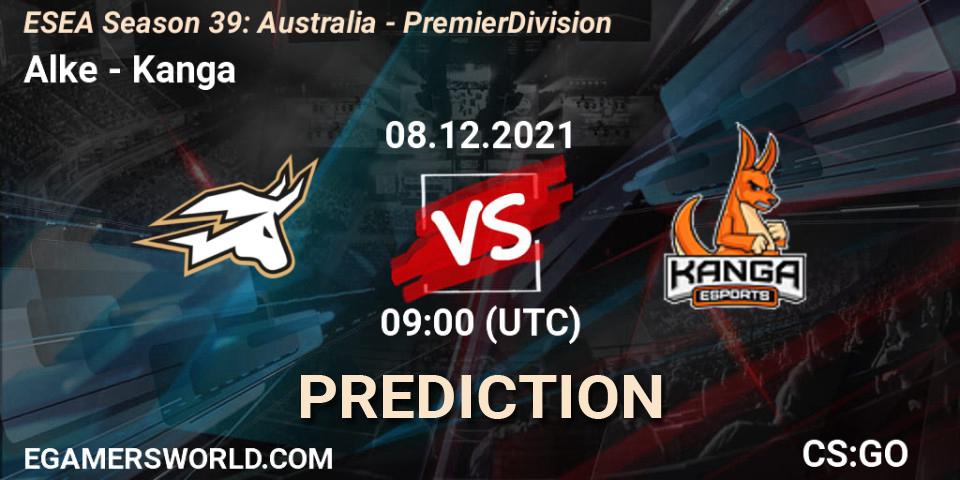 Alke - Kanga: ennuste. 08.12.2021 at 09:00, Counter-Strike (CS2), ESEA Season 39: Australia - Premier Division