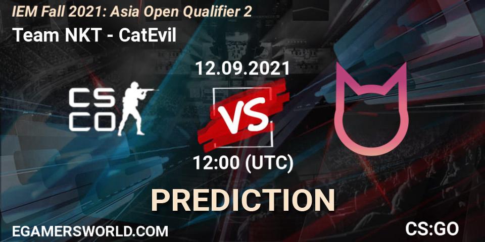 Team NKT - CatEvil: ennuste. 12.09.2021 at 12:00, Counter-Strike (CS2), IEM Fall 2021: Asia Open Qualifier 2