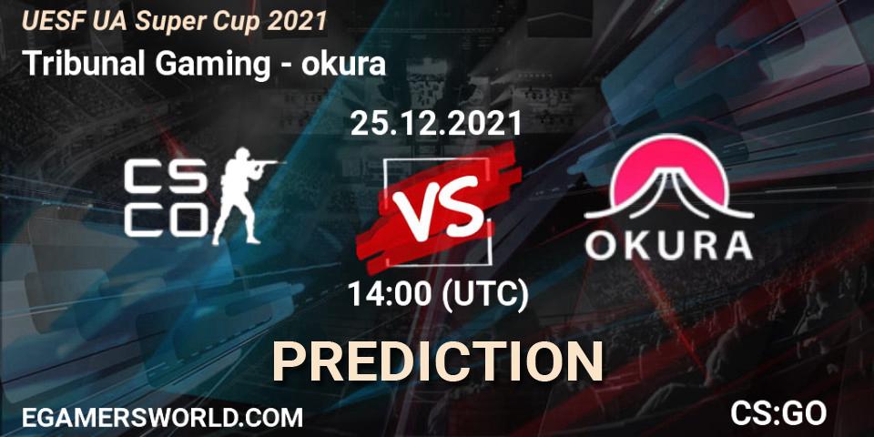Tribunal Gaming - okura: ennuste. 25.12.2021 at 14:00, Counter-Strike (CS2), UESF Ukrainian Super Cup 2021