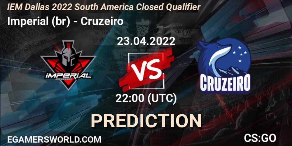 Imperial (br) - Cruzeiro: ennuste. 23.04.2022 at 22:25, Counter-Strike (CS2), IEM Dallas 2022 South America Closed Qualifier