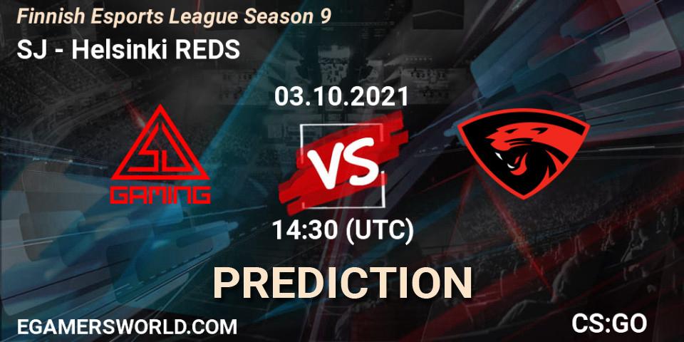 SJ - Helsinki REDS: ennuste. 03.10.2021 at 14:45, Counter-Strike (CS2), Finnish Esports League Season 9