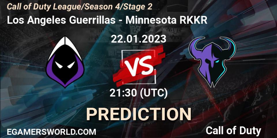 Los Angeles Guerrillas - Minnesota RØKKR: ennuste. 22.01.2023 at 21:30, Call of Duty, Call of Duty League 2023: Stage 2 Major Qualifiers