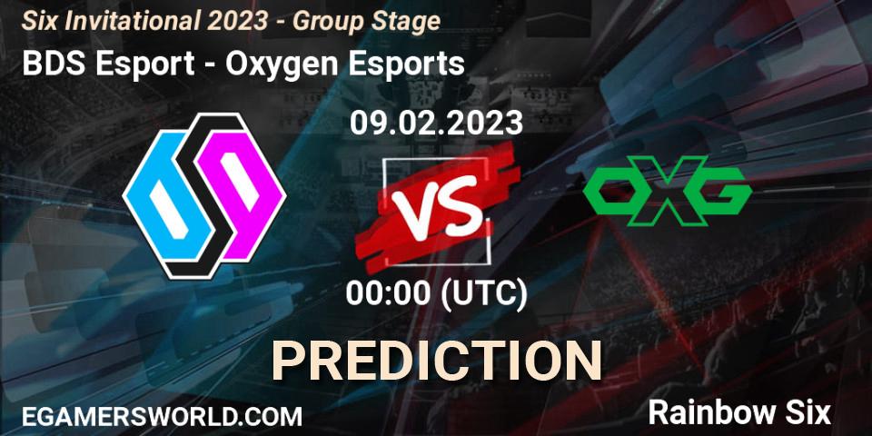 BDS Esport - Oxygen Esports: ennuste. 09.02.23, Rainbow Six, Six Invitational 2023 - Group Stage