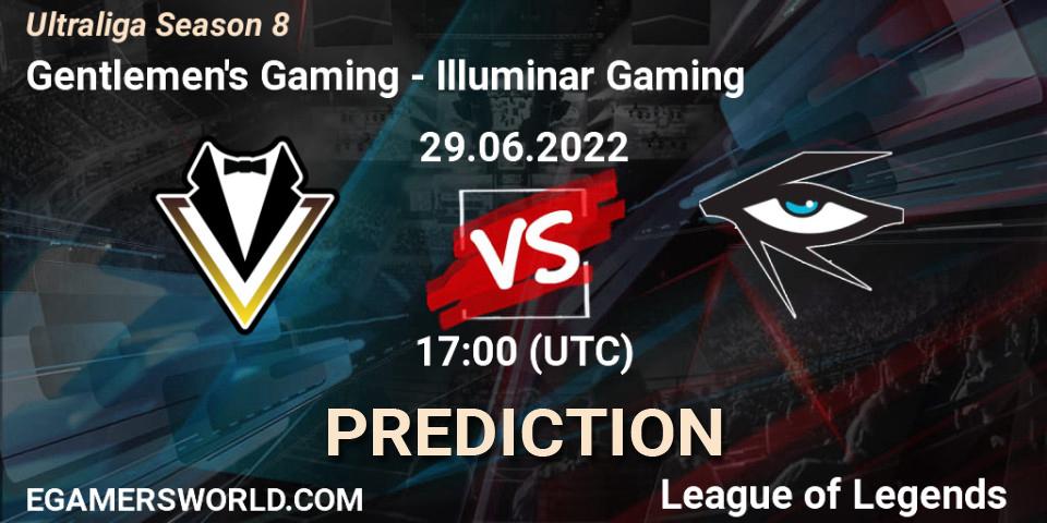 Gentlemen's Gaming - Illuminar Gaming: ennuste. 29.06.2022 at 17:00, LoL, Ultraliga Season 8