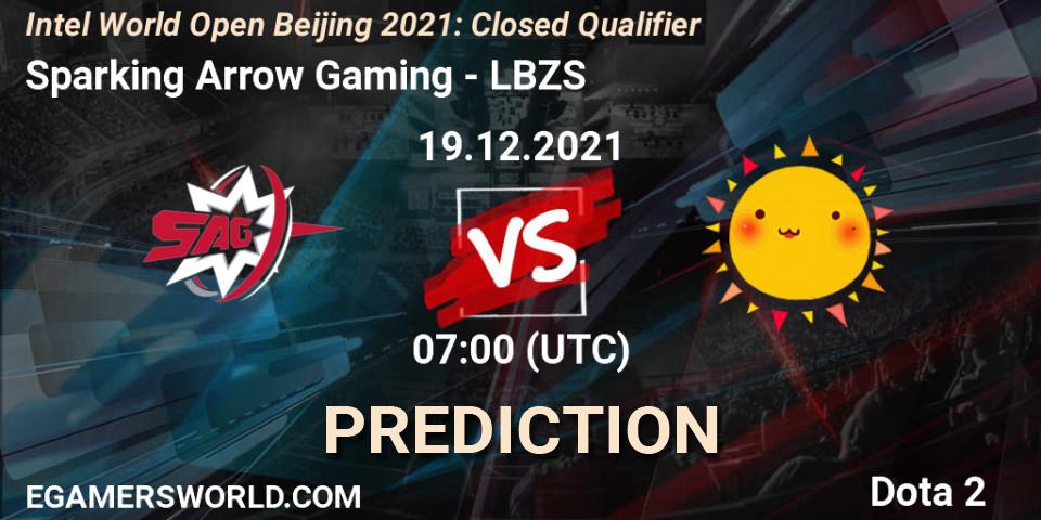 Sparking Arrow Gaming - LBZS: ennuste. 19.12.2021 at 06:59, Dota 2, Intel World Open Beijing: Closed Qualifier