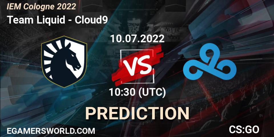 Team Liquid - Cloud9: ennuste. 10.07.2022 at 10:30, Counter-Strike (CS2), IEM Cologne 2022