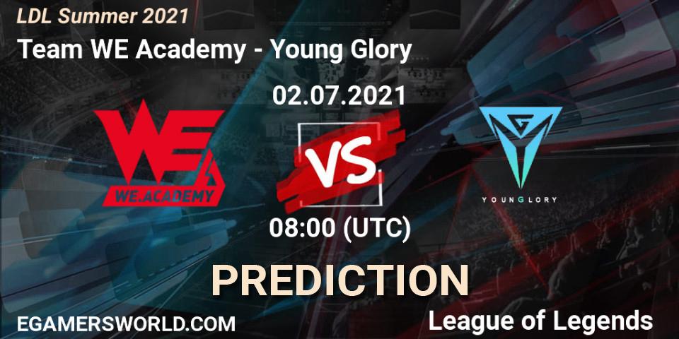 Team WE Academy - Young Glory: ennuste. 02.07.2021 at 08:00, LoL, LDL Summer 2021