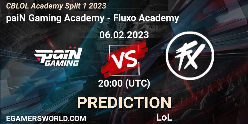 paiN Gaming Academy - Fluxo Academy: ennuste. 06.02.23, LoL, CBLOL Academy Split 1 2023