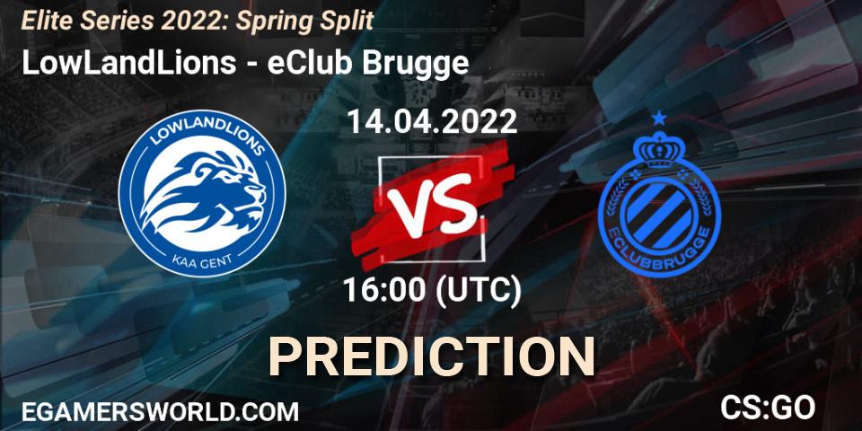 LowLandLions - eClub Brugge: ennuste. 14.04.2022 at 16:00, Counter-Strike (CS2), Elite Series 2022: Spring Split