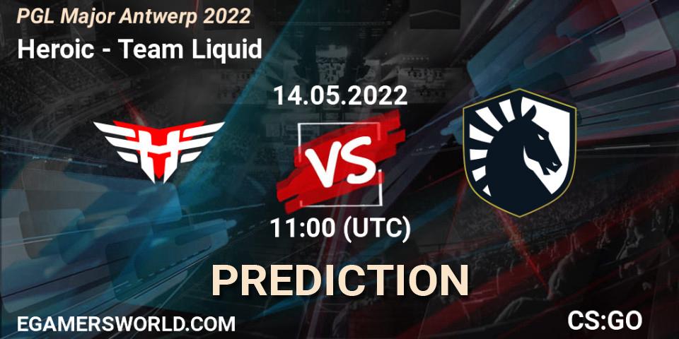 Heroic - Team Liquid: ennuste. 14.05.2022 at 10:00, Counter-Strike (CS2), PGL Major Antwerp 2022