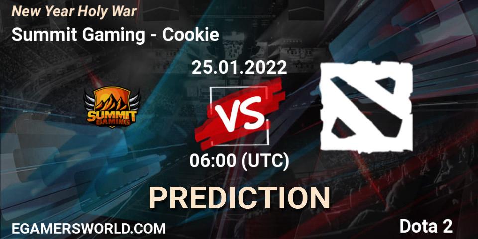 Summit Gaming - Cookie: ennuste. 25.01.2022 at 05:59, Dota 2, New Year Holy War