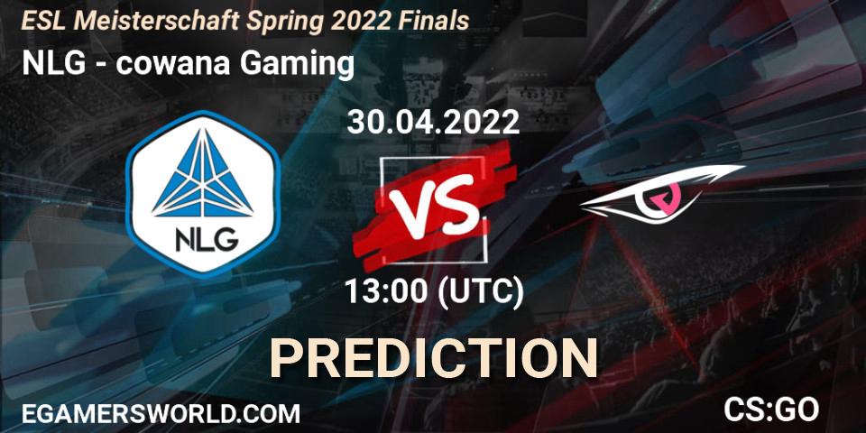 NLG - cowana Gaming: ennuste. 30.04.2022 at 13:00, Counter-Strike (CS2), ESL Meisterschaft Spring 2022 Finals