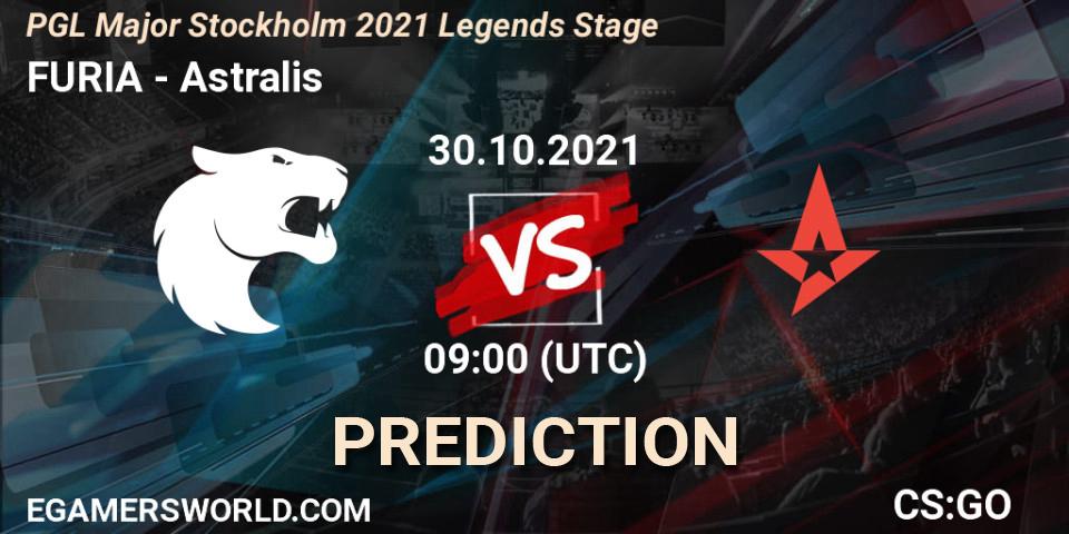 FURIA - Astralis: ennuste. 30.10.2021 at 13:50, Counter-Strike (CS2), PGL Major Stockholm 2021 Legends Stage
