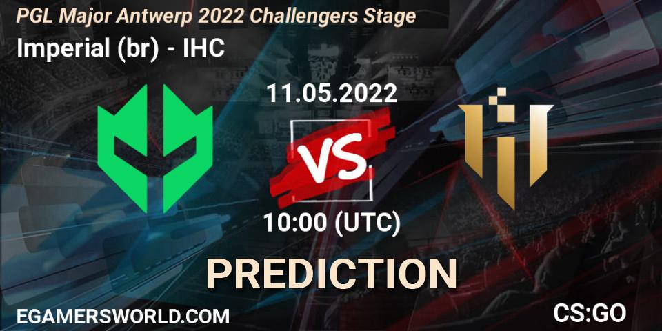 Imperial (br) - IHC: ennuste. 11.05.2022 at 10:00, Counter-Strike (CS2), PGL Major Antwerp 2022 Challengers Stage