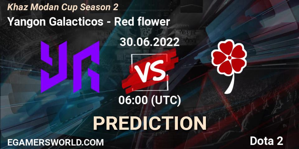 Yangon Galacticos - Red flower: ennuste. 30.06.2022 at 06:13, Dota 2, Khaz Modan Cup Season 2