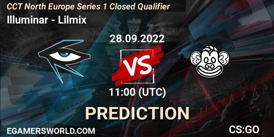Illuminar - Lilmix: ennuste. 28.09.2022 at 11:00, Counter-Strike (CS2), CCT North Europe Series 1 Closed Qualifier