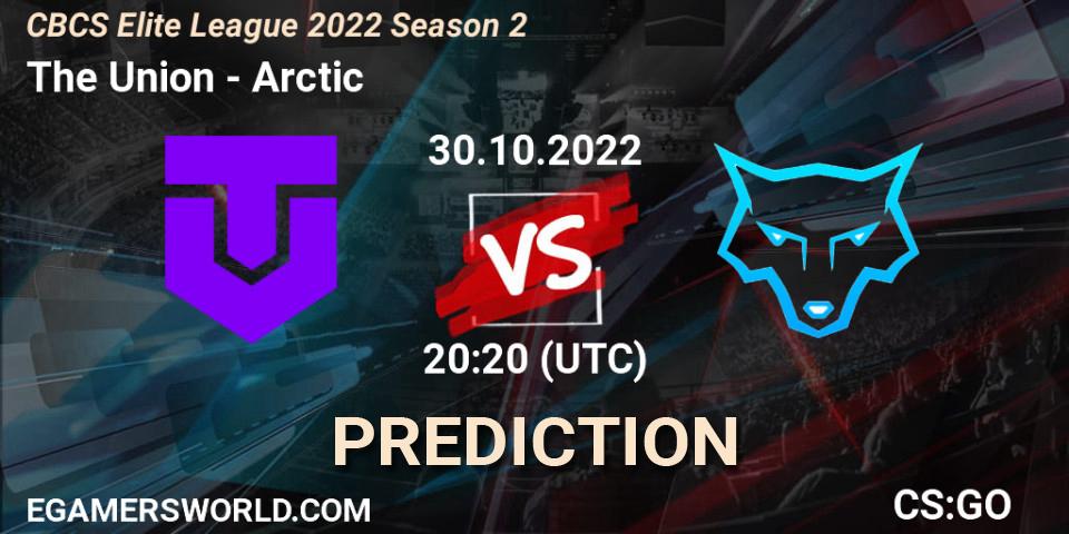The Union - Arctic: ennuste. 30.10.2022 at 20:20, Counter-Strike (CS2), CBCS Elite League 2022 Season 2