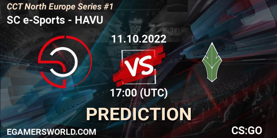 SC e-Sports - HAVU: ennuste. 11.10.2022 at 17:00, Counter-Strike (CS2), CCT North Europe Series #1