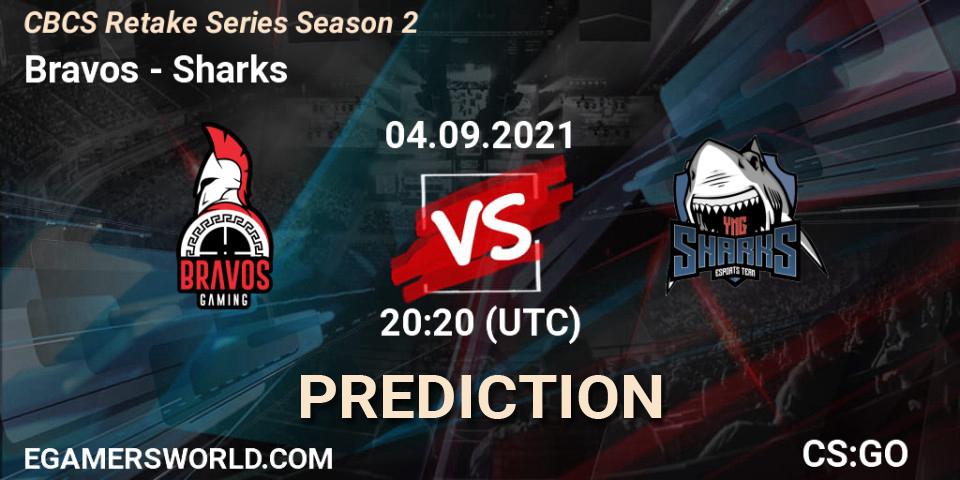 Bravos - Sharks: ennuste. 04.09.2021 at 20:10, Counter-Strike (CS2), CBCS Retake Series Season 2