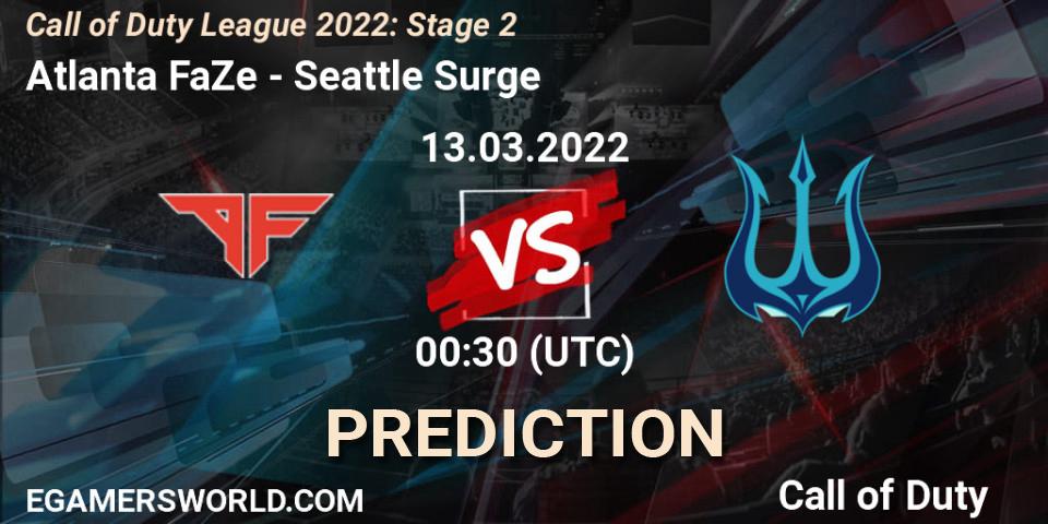 Atlanta FaZe - Seattle Surge: ennuste. 13.03.2022 at 00:30, Call of Duty, Call of Duty League 2022: Stage 2
